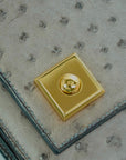 HERMES Ostrich Piano Handbag