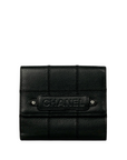 CHANEL Chocolate Bar Stitch Bi-fold Wallet