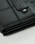 CHANEL Chocolate Bar Stitch Bi-fold Wallet