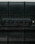 CHANEL Chocolate Bar Stitch Bi-fold Wallet