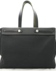 HERMES Jull Canvas GM Handbag
