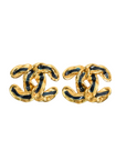 CHANEL Coco Mark Pierced Earrings