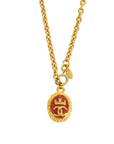 CHANEL Crown Coco Mark Necklace