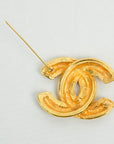 CHANEL Matelassé Coco Mark Brooch