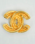 CHANEL Matelassé Coco Mark Brooch