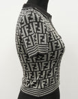 FENDI Zucca Knit Cardigan