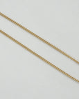 CHRISTIAN DIOR CD Oval Shape Logo Necklace