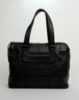 CHANEL 2005-2006 Chocolate Stitch Tote Bag/Shoulder Bag