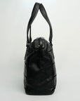 CHANEL 2005-2006 Chocolate Stitch Tote Bag/Shoulder Bag