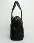 CHANEL 2005-2006 Chocolate Stitch Tote Bag/Shoulder Bag