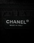 CHANEL 2005-2006 Chocolate Stitch Tote Bag/Shoulder Bag