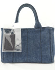 PRADA Canvas Denim Tote Bag/Handbag