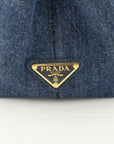 PRADA Canvas Denim Tote Bag/Handbag