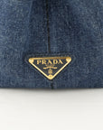 PRADA Canvas Denim Tote Bag/Handbag