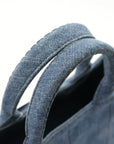 PRADA Canvas Denim Tote Bag/Handbag