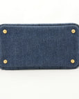PRADA Canvas Denim Tote Bag/Handbag