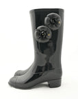 CHANEL Camellia Rain Boots