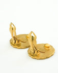 CHANEL Button Coco Mark Earrings