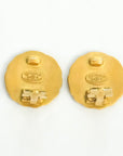CHANEL Button Coco Mark Earrings