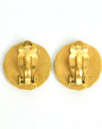CHANEL Button Coco Mark Earrings