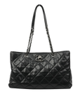 CHANEL 1991–1994 Matelassé Caviar Leather Shoulder Bag