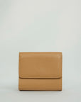 CHANEL 2003–2004 Coco Mark Caviar Leather Tri-Fold Wallet