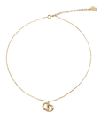 CHRISTIAN DIOR CD Logo Necklace