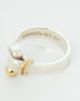 TIFFANY & CO. SV925 K18YG Love knot Ring