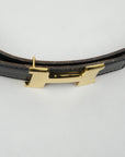 HERMES H Logo Belt