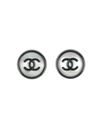 CHANEL 1997 Coco Round Circle Mark Earring