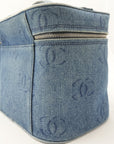 CHANEL Denim Vanity Bag Handbag