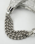 CHANEL 2008-2009 Punched Leather Handbag/Shoulder Bag 2Way