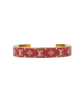 LOUIS VUITTON Monogram Johnk Wild Bangle M67785