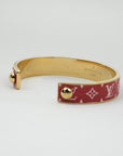 LOUIS VUITTON Monogram Johnk Wild Bangle M67785