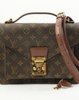 LOUIS VUITTON Monogram Monceau Shoulder Bag/Handbag 2Way M51185