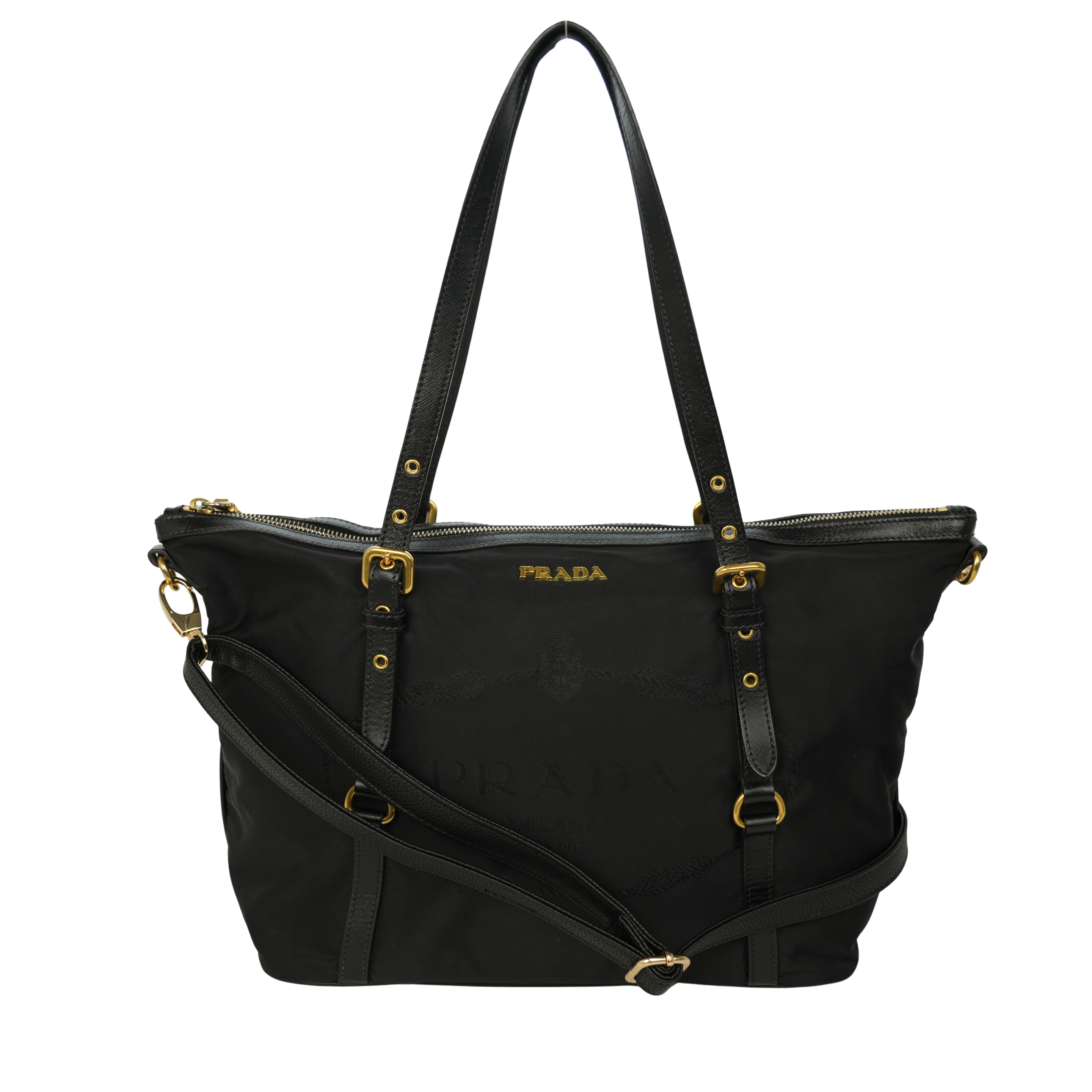 バッグ prada nylon tote bag PRADA Nylon Tote Bag/Shoulder Bag 2-Way – Aime Vintage