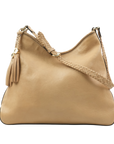 GUCCI 257026 Leather Gold Hardware Shoulder Bag