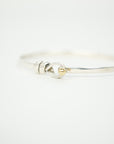 TIFFANY & CO. SV925 K18YG Love Knot Bangle