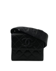 CHANEL 1991-1994 Mini MatelasseSatin Shoulder bag