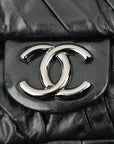 CHANEL 2009-2010 Pleated Shoulder Bag