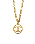CHANEL Coco Mark Chain Necklace