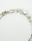 TIFFANY & CO. SV925 K18YG Combo Figaro Chain Bracelet