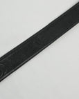 CHANEL Coco Mark Chain Caviar Leather Buckle Belt