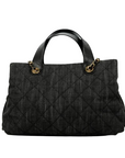 CHANEL Denim Tote Handbag/Shoulder Bag 2-Way
