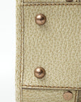 GUCCI Canvas Bronze Handbag