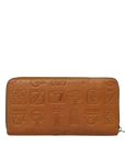 LOEWE 170th Anniversary Signature Round Zip Anagram Long Wallet