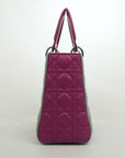 CHRISTIAN DIOR Lady Dior Medium Handbag/Shoulder Bag