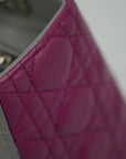 CHRISTIAN DIOR Lady Dior Medium Handbag/Shoulder Bag