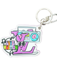 LOUIS VUITTON Porte-Cles Monogram Comics Keychain MP3456