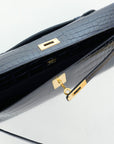 HERMES Kelly Cut Crocodile Handbag【JAPAN only Shipping】